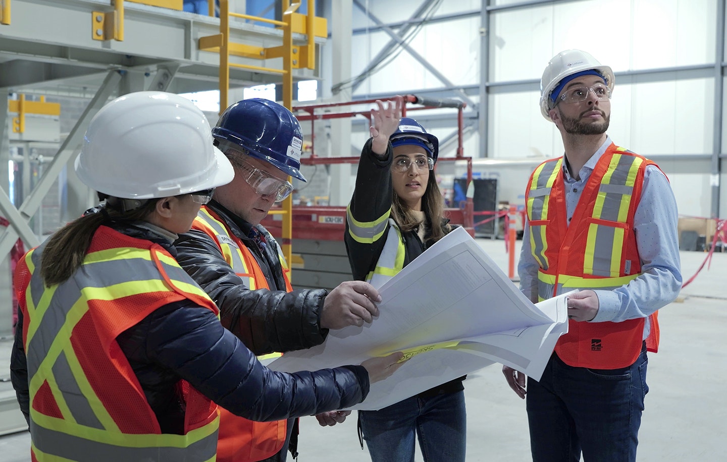 employees in the plant